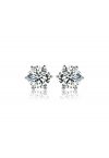 Hexagon Shape Moissanite Diamond Earrings