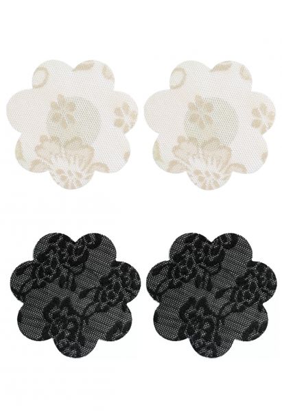 Floral Lace Cover Adhesive Pasties