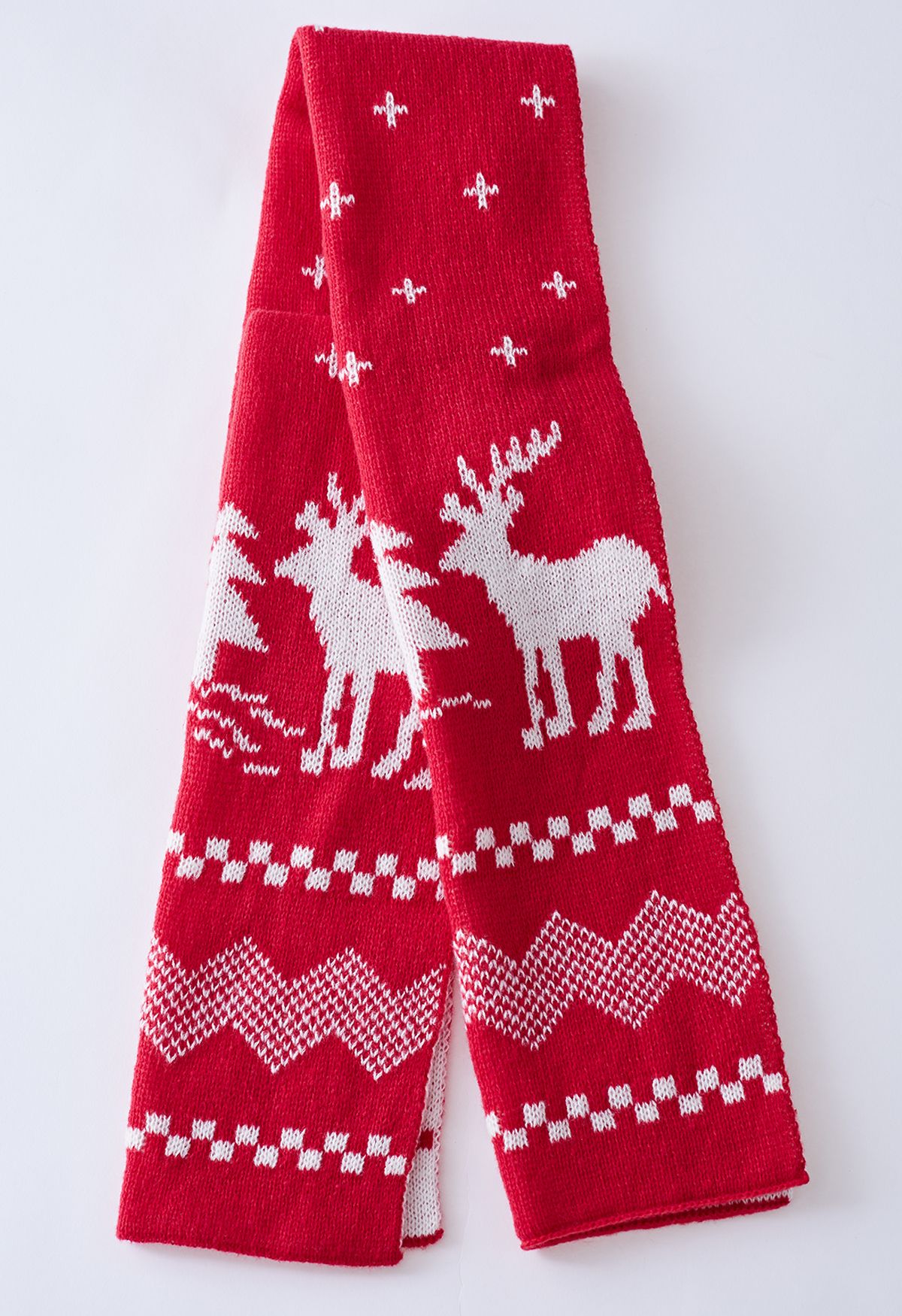 Christmas Vibe Elk Pattern Scarf