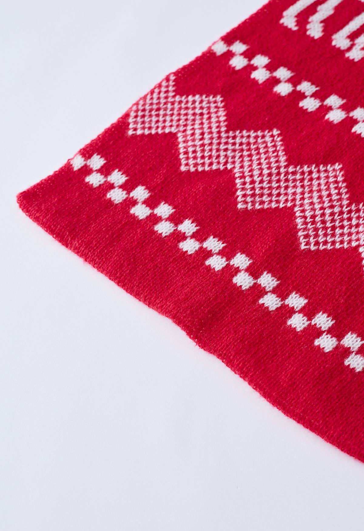 Christmas Vibe Elk Pattern Scarf