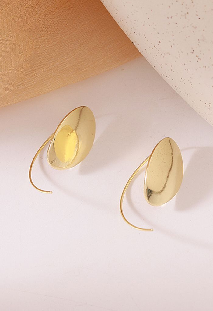 Simplicity Oval Shape Earrings