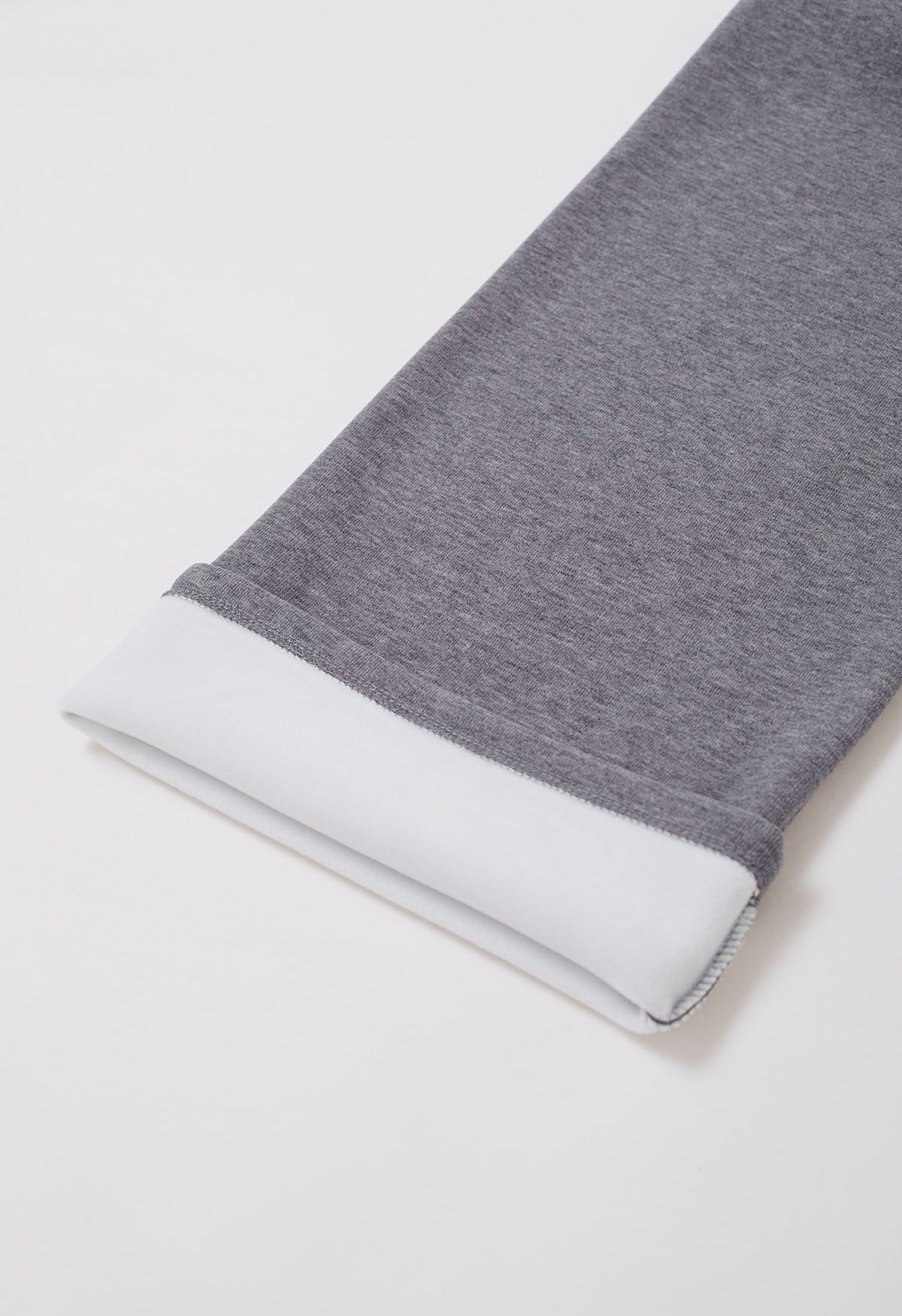 Velvet Lining Cozy Lounge Pants in Grey