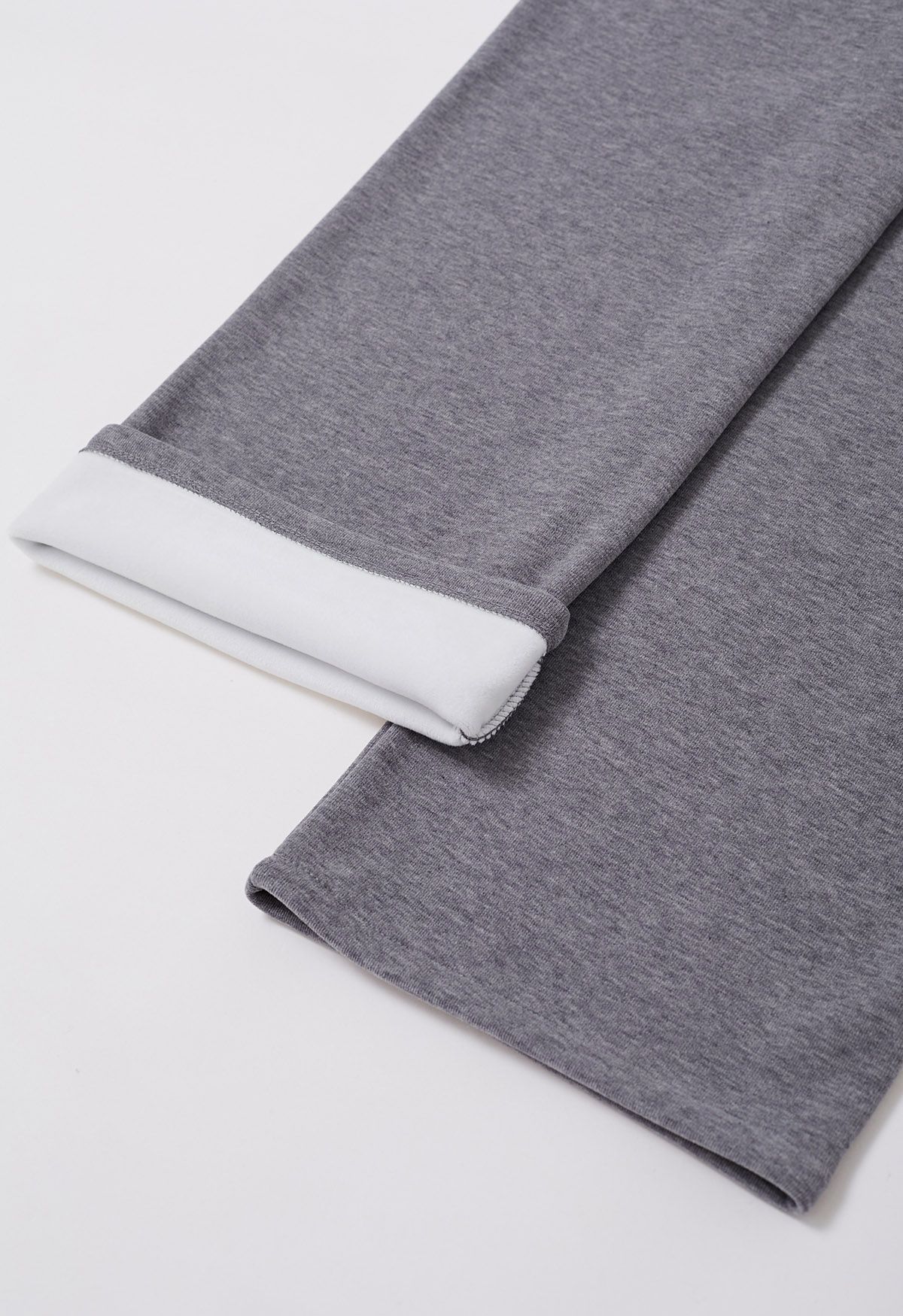 Velvet Lining Cozy Lounge Pants in Grey