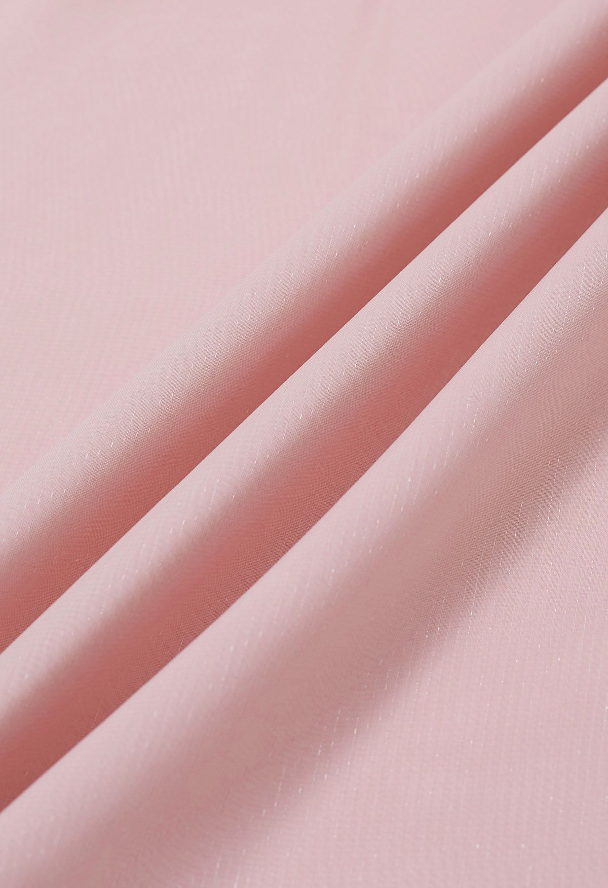 3D Petal Neckline Semi-Sheer Top in Pink