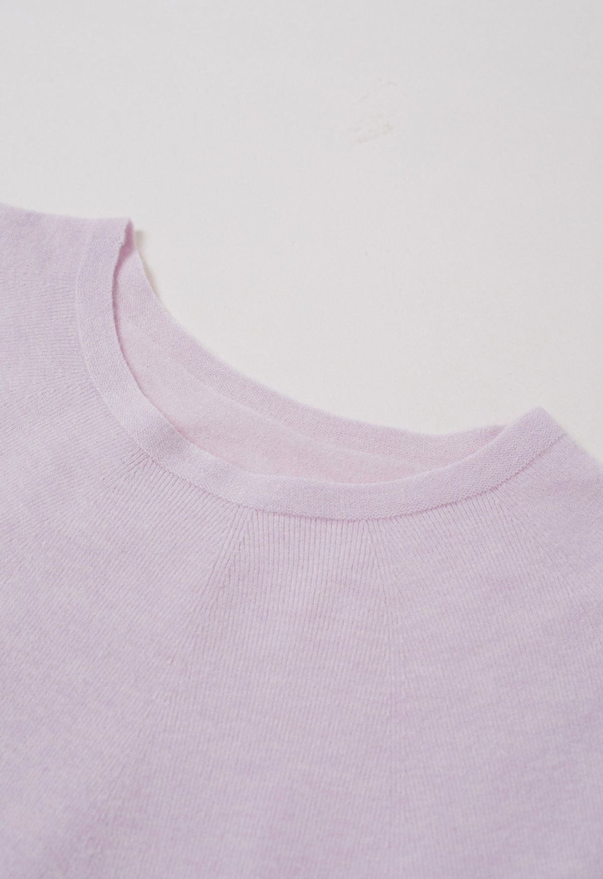 Foremost Comfort Wool-Blend Crewneck Sweater in Pink