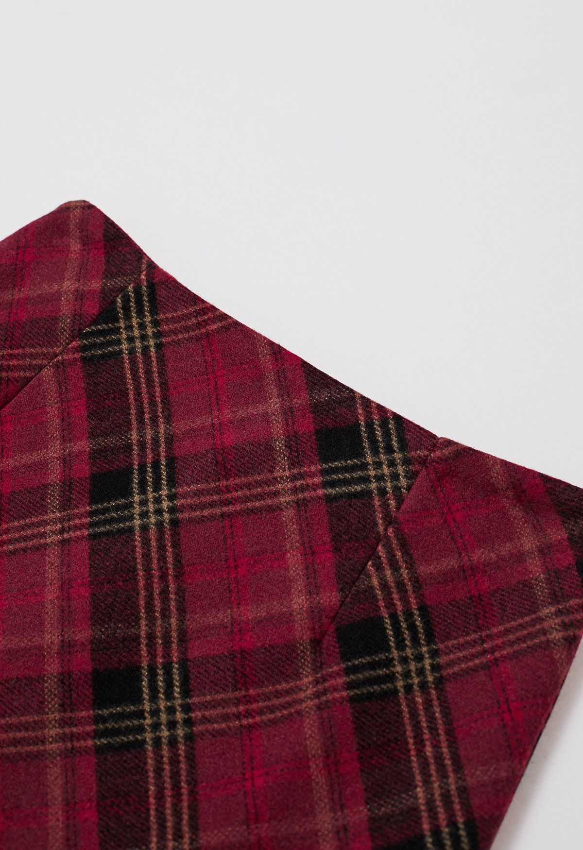 Scottish Charm Tartan Mini Skirt in Red