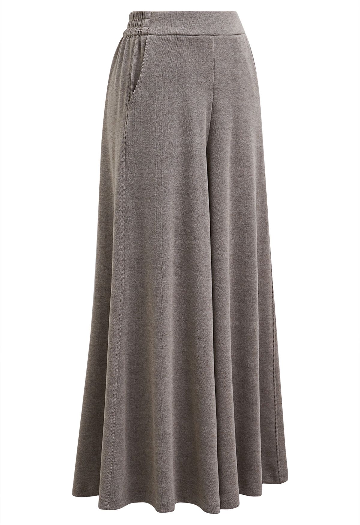 Graceful Ease Flare Leg Pants in Taupe