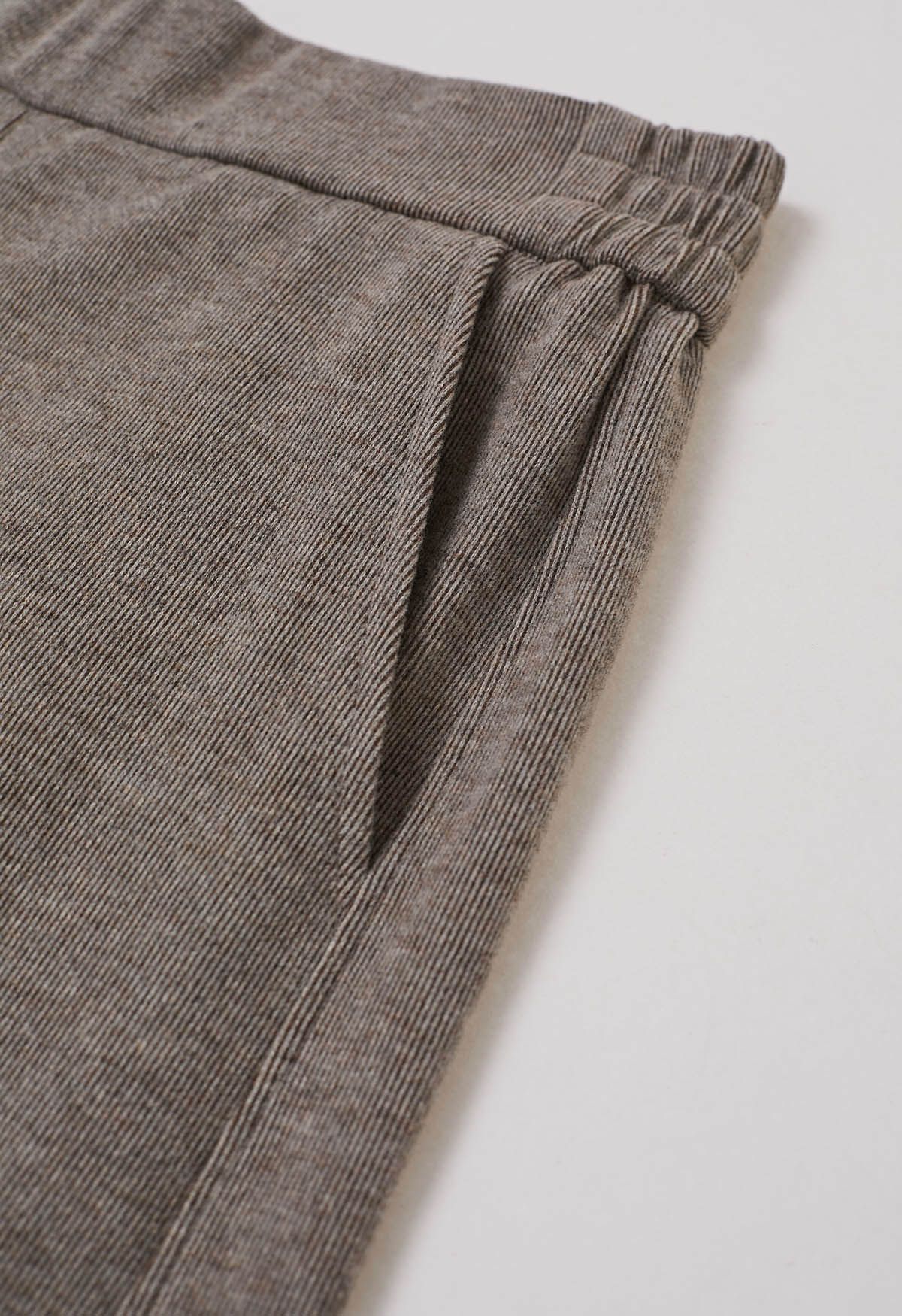 Graceful Ease Flare Leg Pants in Taupe