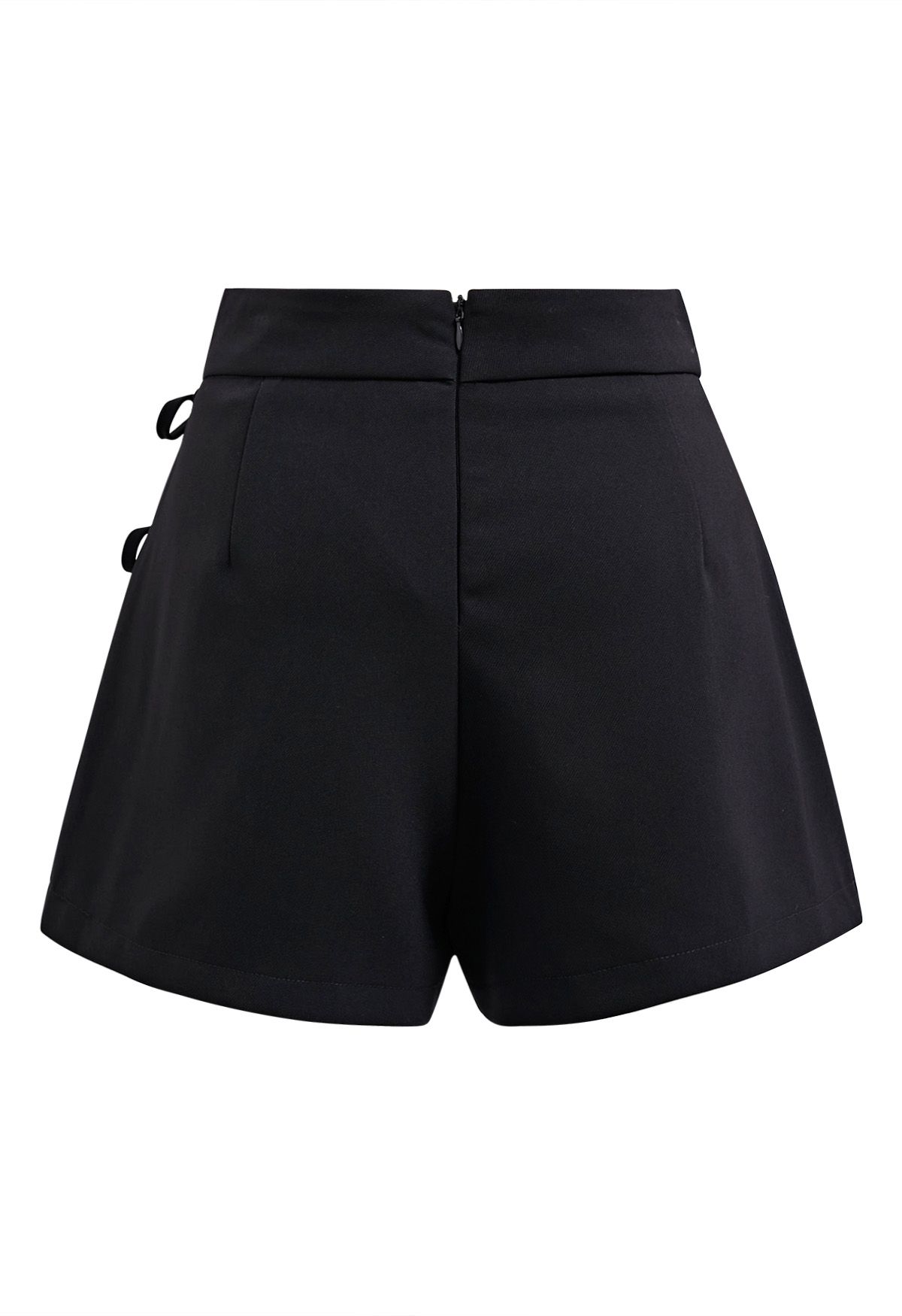 Self-Tie Bowknot Flap Mini Skorts