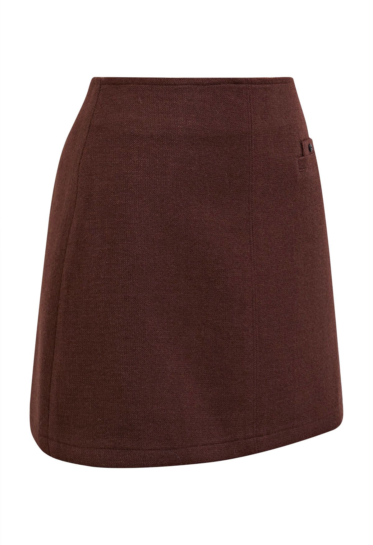 Fake Welt Pocket Mini Bud Skirt