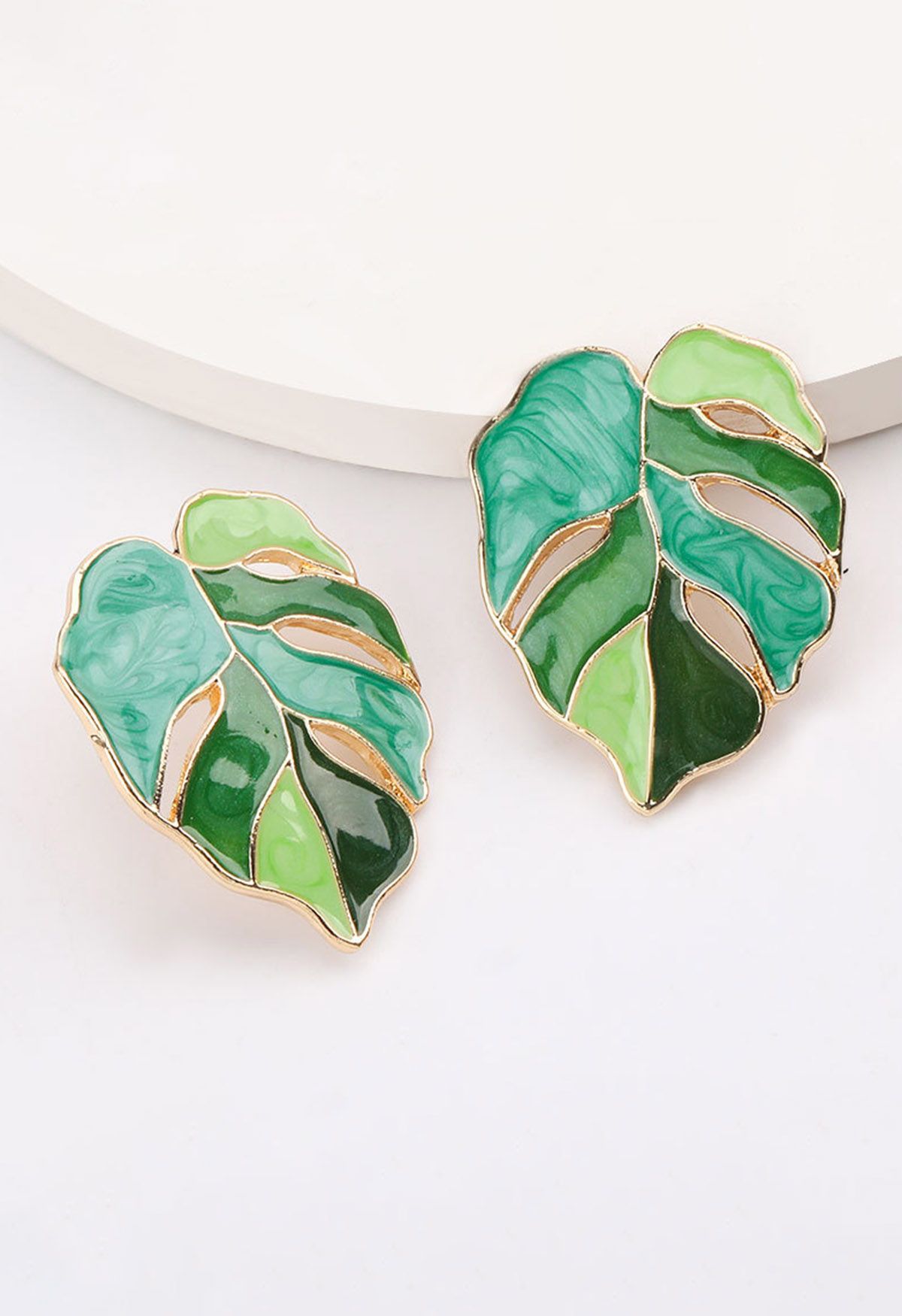 Greenery Leaf Earrings