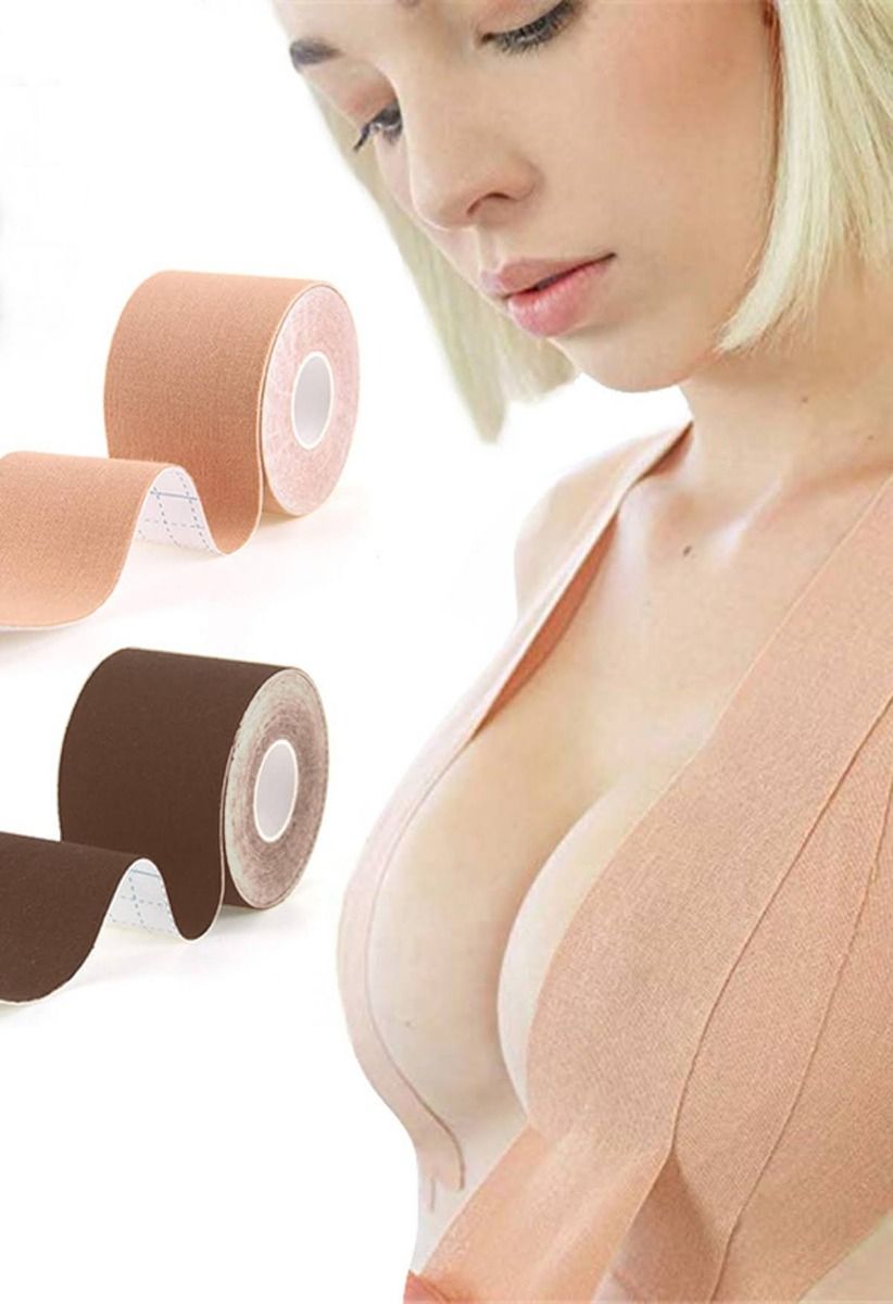 Breast-Lifted Solid Color Boob Tape