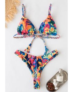 Passionate Pattern Braid Bikini Set