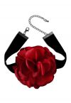 Exaggerated Romantic Rose Choker