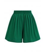 Chill Vibes Side Pockets Shorts in Green